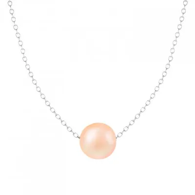 Sterling Silver 10mm Freshwater Pearl 17" Necklace