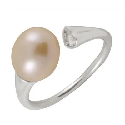Sterling Silver 7-8mm Freshwater Pearl Ring