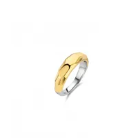 Ti Sento Geometry Gold-Tone Ring