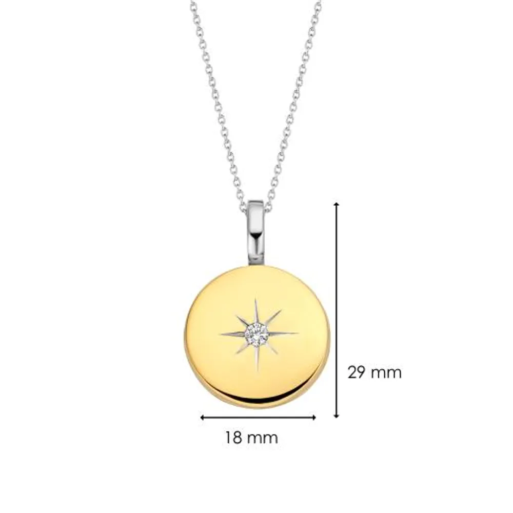 Ti Sento Large Guiding Stars Necklace