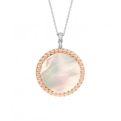 Ti Sento Bubble with Mother-of-Pearl Necklace