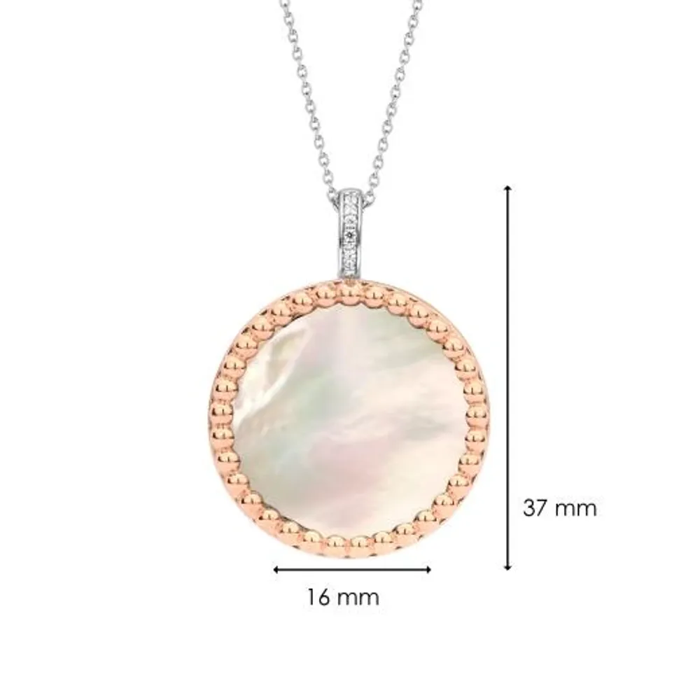 Ti Sento Bubble with Mother-of-Pearl Necklace