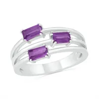 Sterling Silver Amethyst Ring