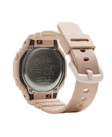 Casio G-Shock Women's Digital Dust Pink Watch with Octagonal Dial