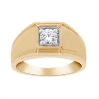 10K Yellow Gold 0.47CT Diamond Ring