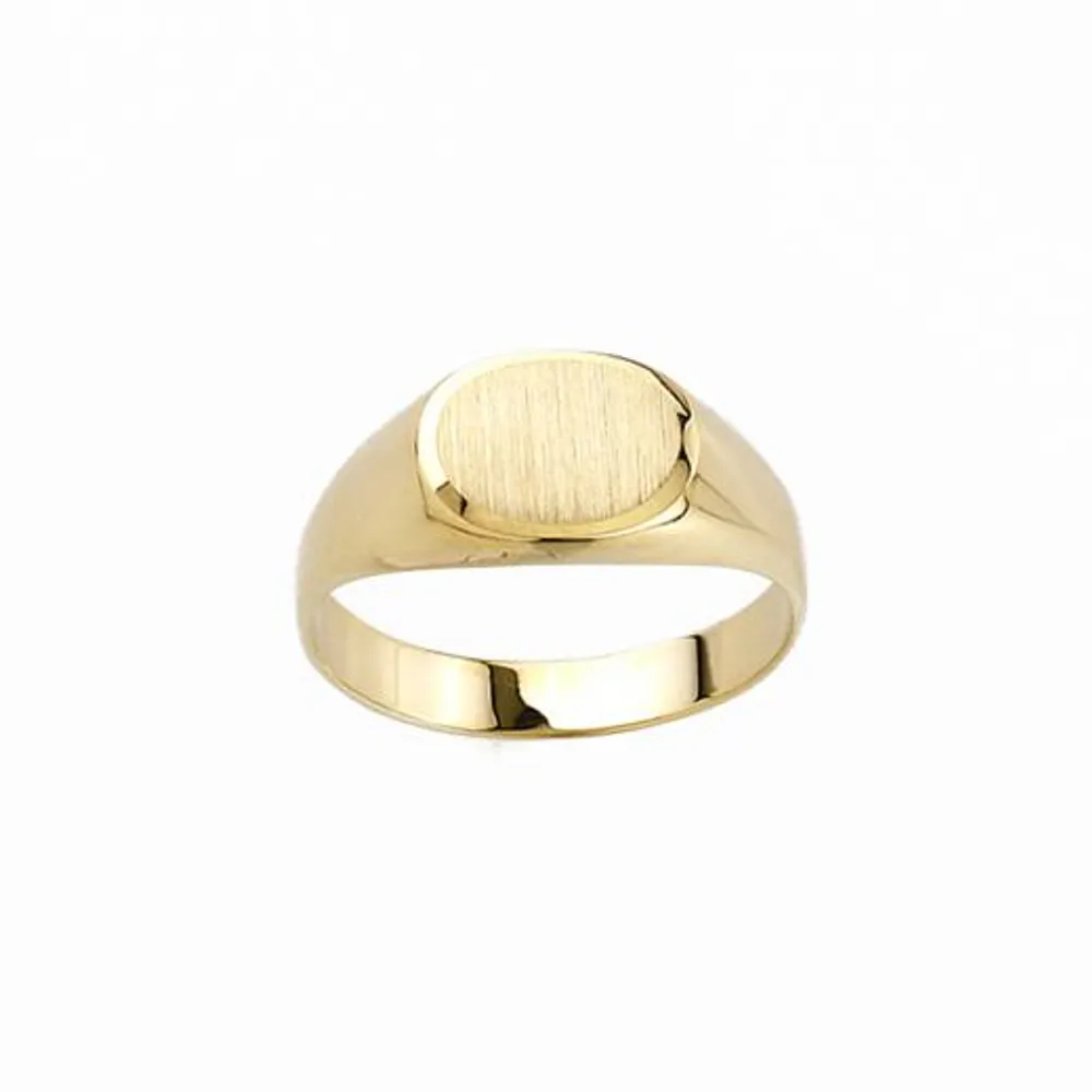 10K Yellow Gold Signet Ring