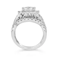 10K White Gold Diamond Bridal Set 2.00CTW I2/HI