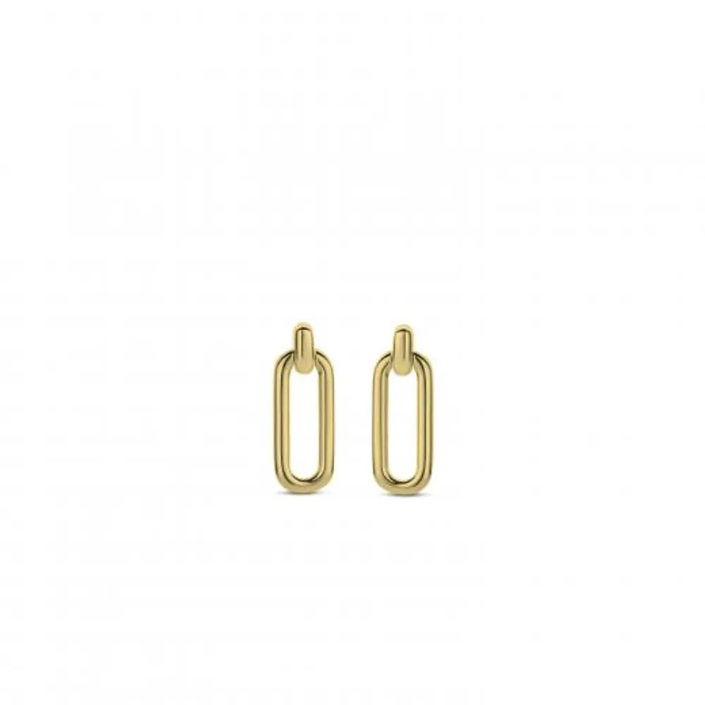 Ti Sento Gold-Tone Link Earrings