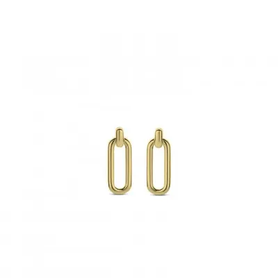 Ti Sento Gold-Tone Link Earrings
