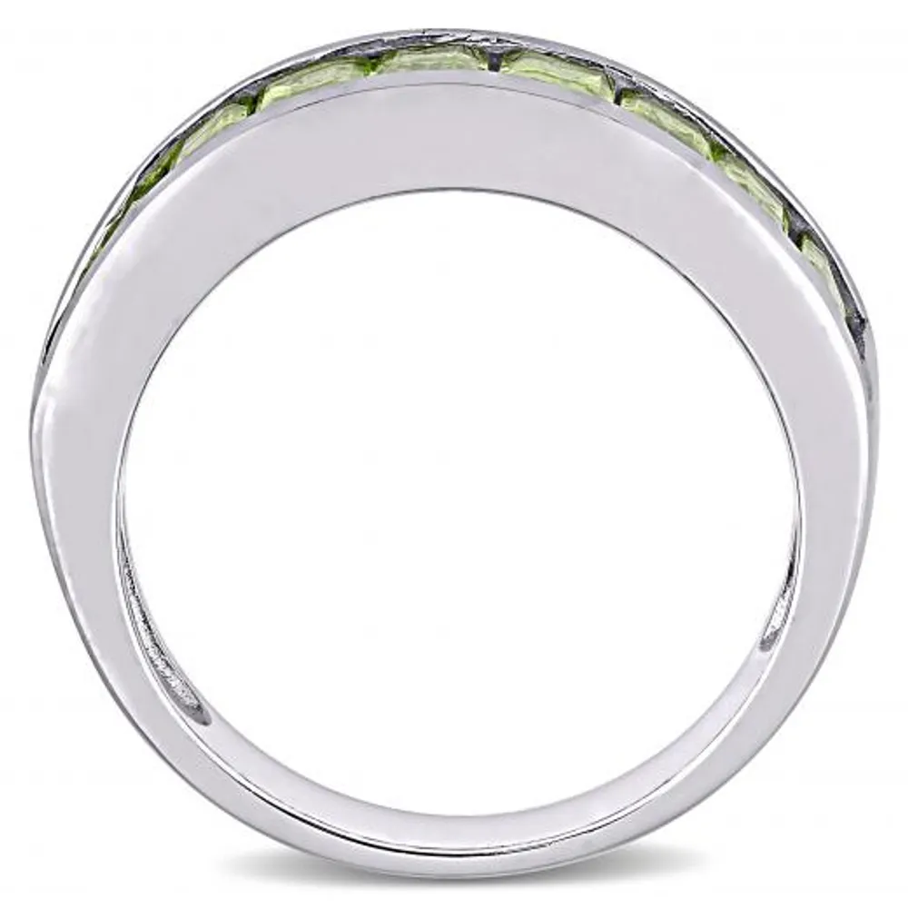 Julianna B Sterling Silver Peridot Ring