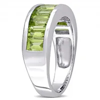 Julianna B Sterling Silver Peridot Ring