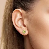 Julianna B 14K Yellow Gold Peridot & Diamond Earrings