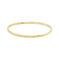 10K Gold 65mm High Polished Bangle