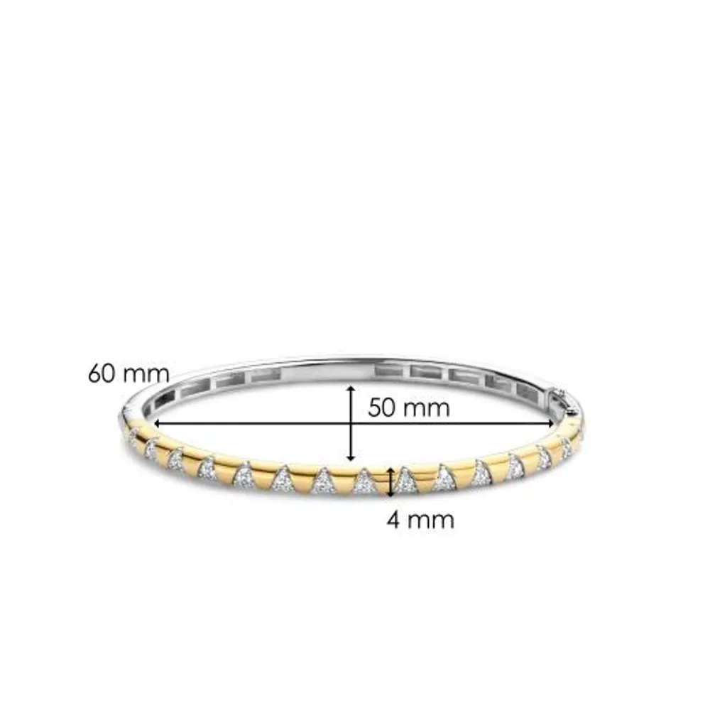 Ti Sento Sunray Gold-Tone Bangle