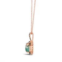 Le Vian 14K Rose Gold Aquaprase & Diamond Pendant