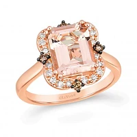 Le Vian 14K Rose Gold Morganite And Diamond Ring