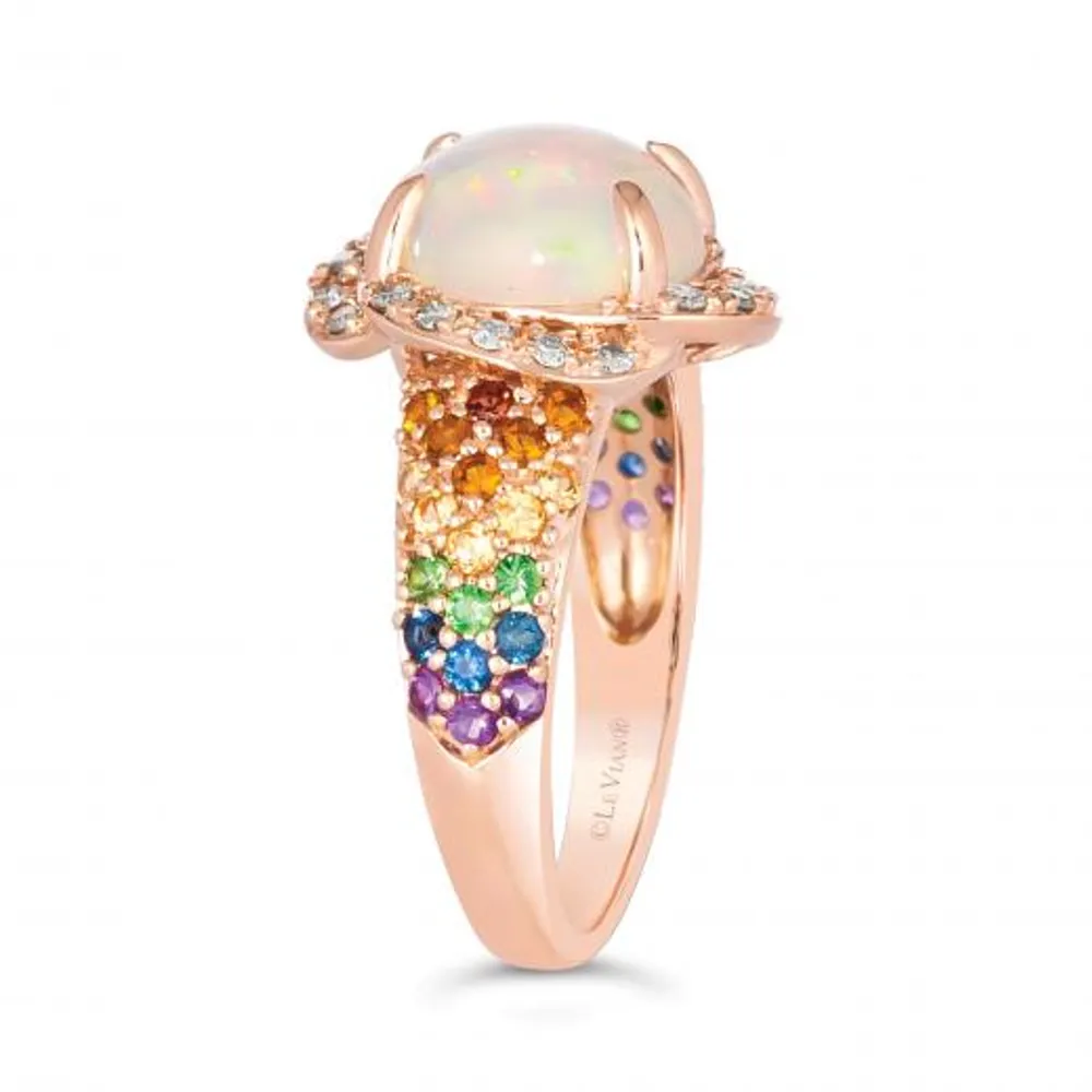 Le Vian 14K Strawberry Gold, Opal, Vanilla Diamond & Multistone Ring