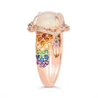 Le Vian 14K Strawberry Gold, Opal, Vanilla Diamond & Multistone Ring