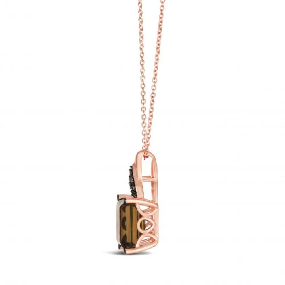 Le Vian 14K Rose Gold Smokey Quartz & Diamond Pendant