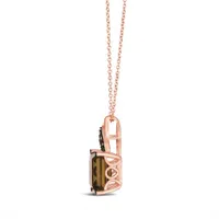 Le Vian 14K Rose Gold Smokey Quartz & Diamond Pendant