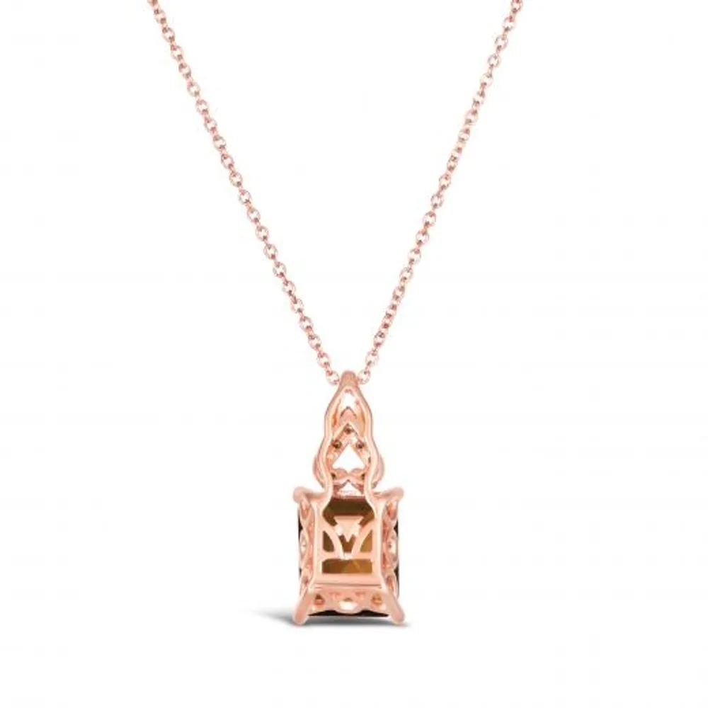 Le Vian 14K Rose Gold Smokey Quartz & Diamond Pendant