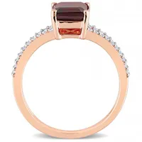 Julianna B 14K Rose Gold Garnet & Diamond Fashion Ring