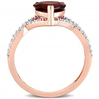 Julianna B 14K Rose Gold Garnet & Diamond Fashion Ring