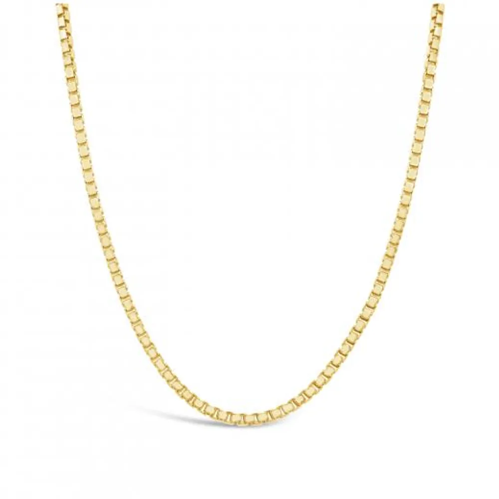 10K Yellow Gold 20" 1.45mm Box Chain