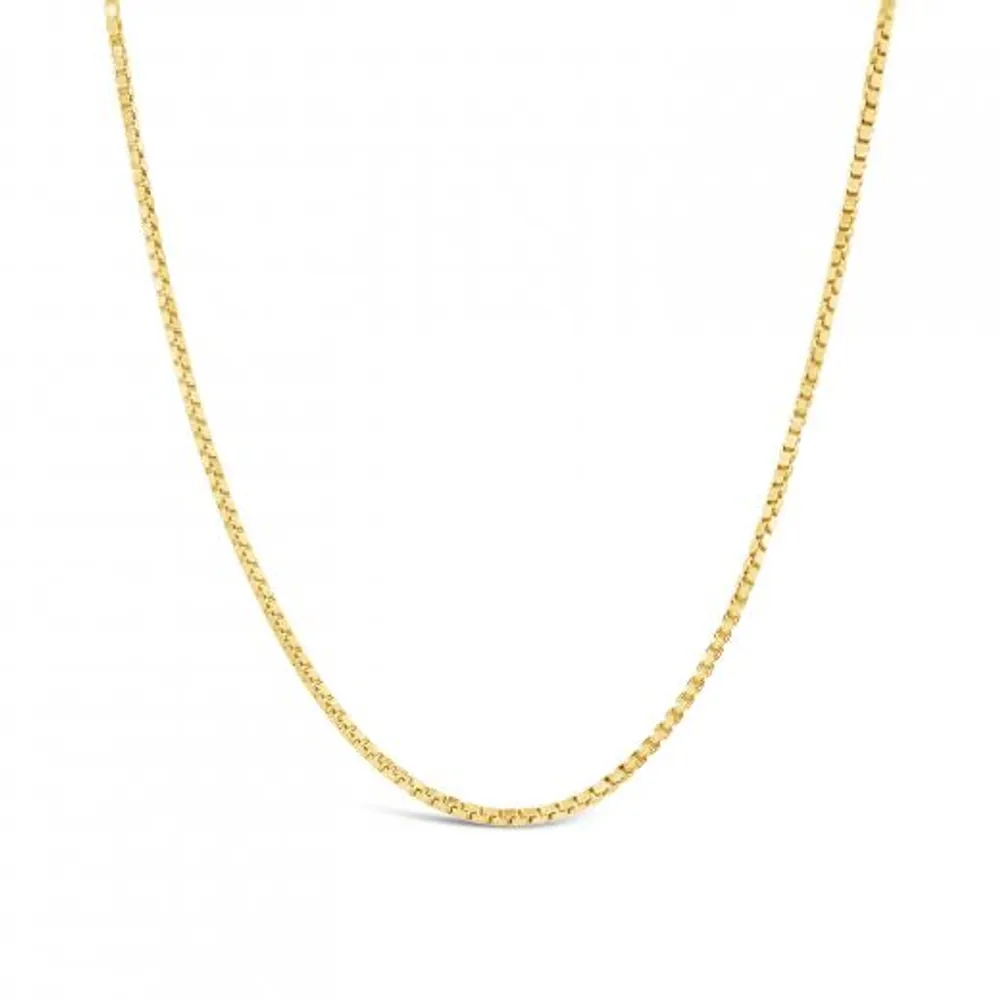 10K Gold 20" 0.9mm Box Chain