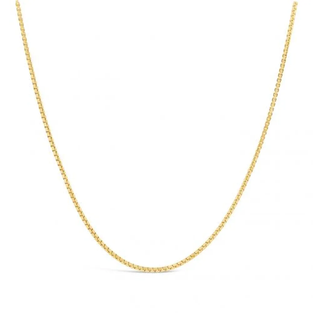 10K Yellow Gold 16" 0.90mm Box Chain