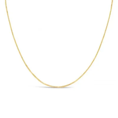 10K Yellow Gold 20" 0.8mm Box Chain