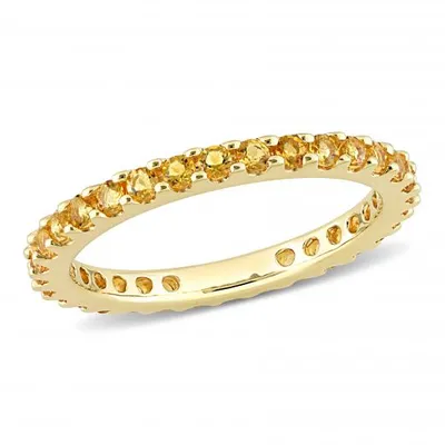 Julianna B 10K Yellow Gold Citrine Eternity Ring