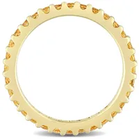 Julianna B 10K Yellow Gold Citrine Eternity Ring