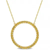 Julianna B 10K Yellow Gold Citrine Fashion Pendant