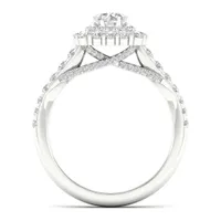 My Diamond Story 14K White Gold Round Canadian Bridal Ring 1.25CTW I1/HI