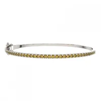 Sterling Silver Citrine Bangle