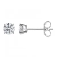 14K White Gold Lab Grown 0.50CTW Diamond Studs