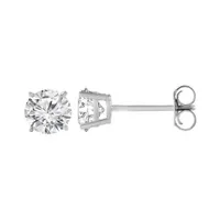 14K White Gold Lab Grown Diamond Studs 1.00CTW SI2/HI