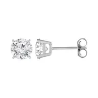 14K White Gold Diamond Studs 1.50CTW SI2/HI