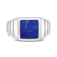 Sterling Silver Lapis Ring Size