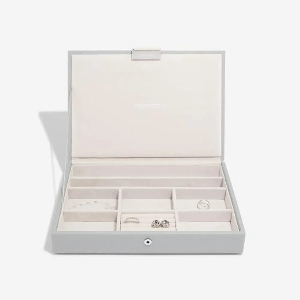 Pebble Grey Classic Jewellery Box