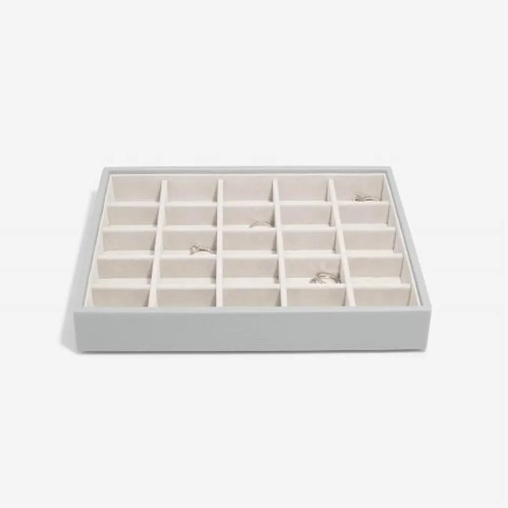 Pebble Grey Classic Jewellery Box