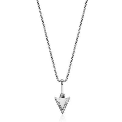 SteelX Stainless Steel 24" Arrow Necklace