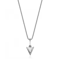 SteelX Stainless Steel 24" Arrow Necklace