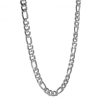 Stainless Steel 22+2" 9.5mm Figaro Chain