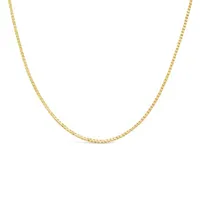 14K Yellow Gold 18" 0.8mm Box Link Chain