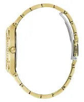 Guess Women's Gold-Tone Crystal Watch