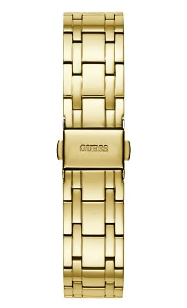 Guess Women's Gold-Tone Crystal Watch