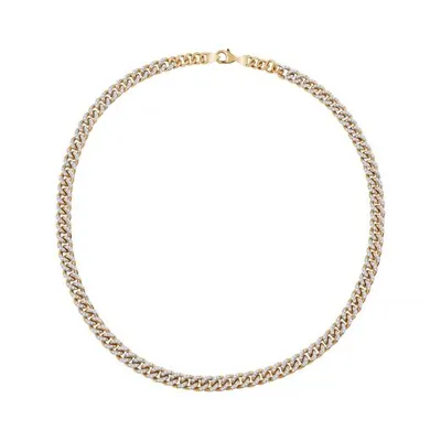 10K Yellow Gold 6.25CTW Diamond Cuban Chain