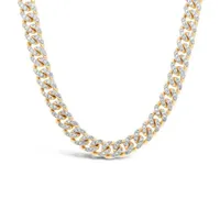 10K Yellow Gold 6.25CTW Diamond Cuban Chain